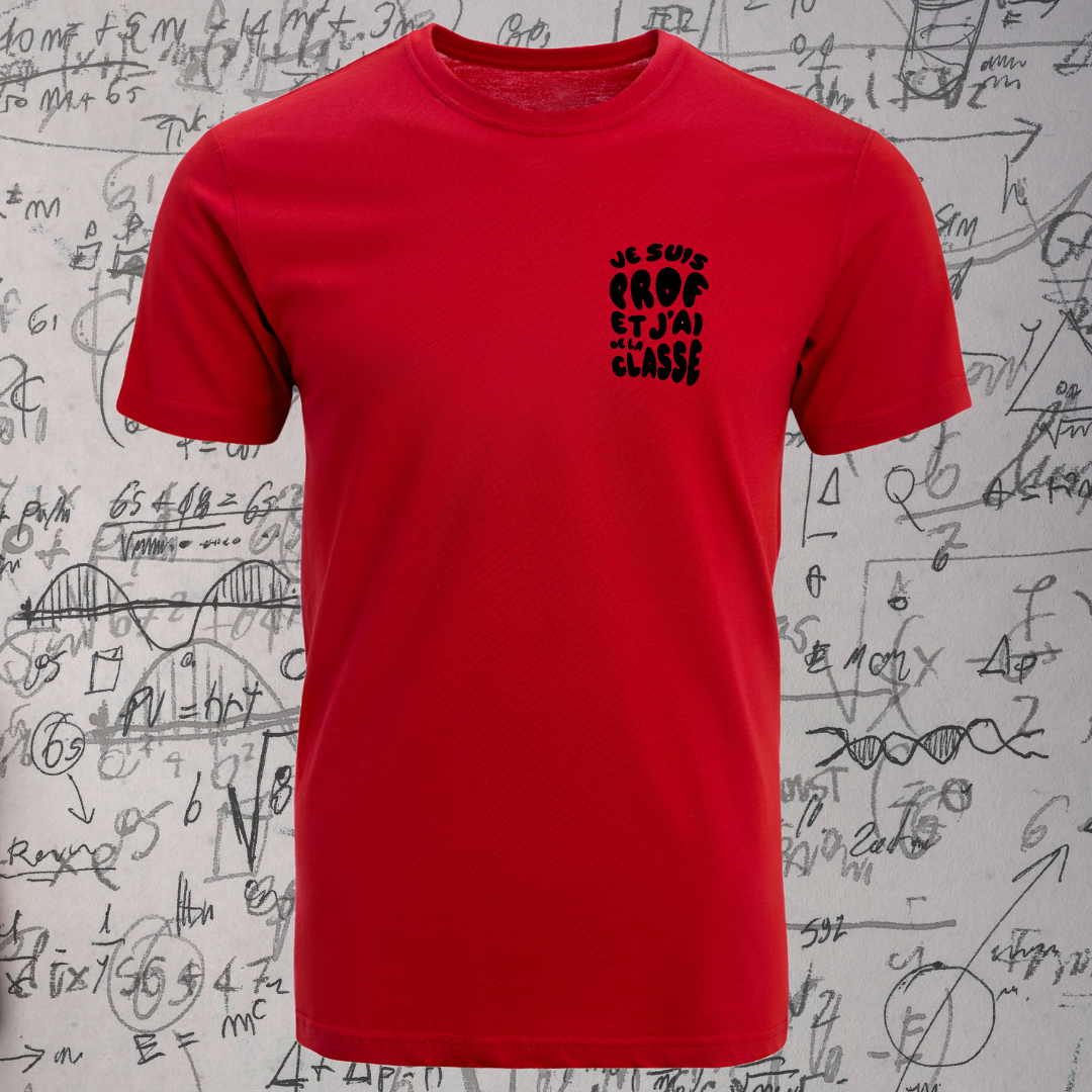 T-Shirt pour enseignants - Rabais sur l'ensemble