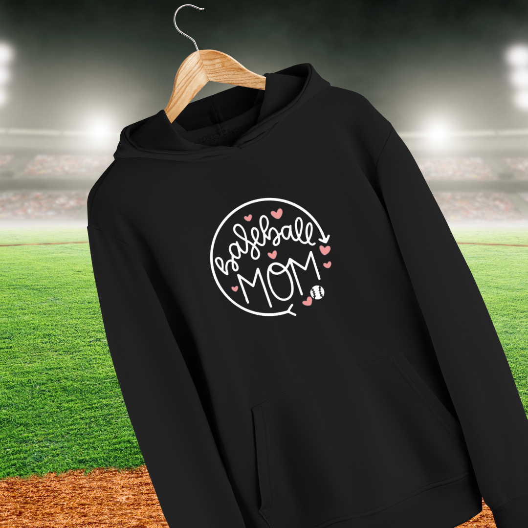 Hoodie Baseball Mom