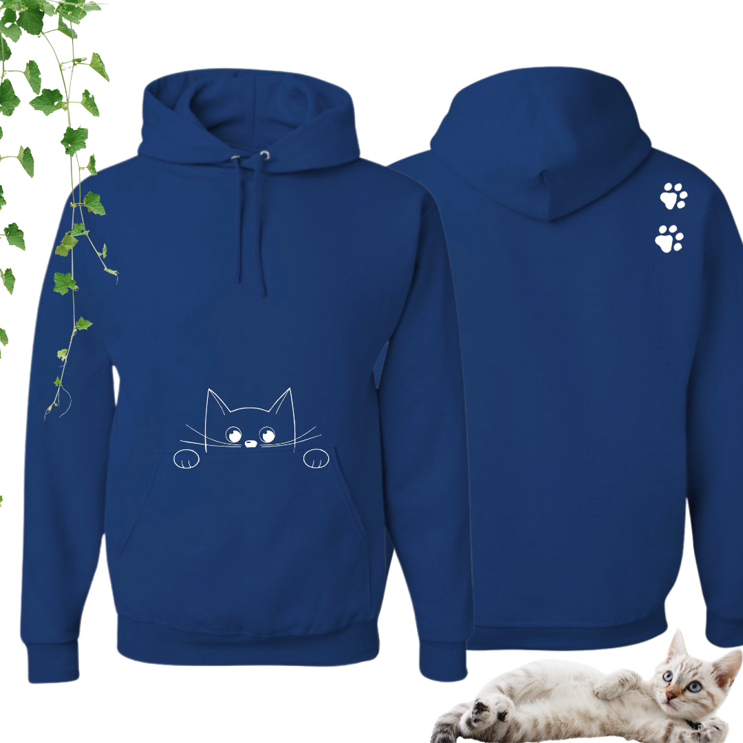 Hoodie - Chat Curieux