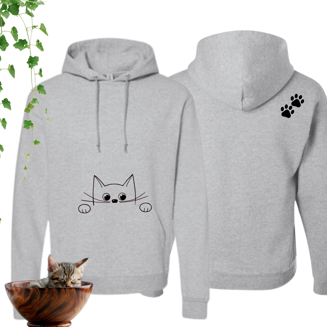 Hoodie - Chat Curieux