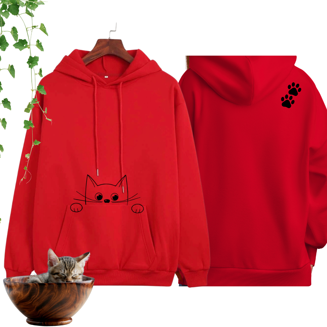 Hoodie - Chat Curieux