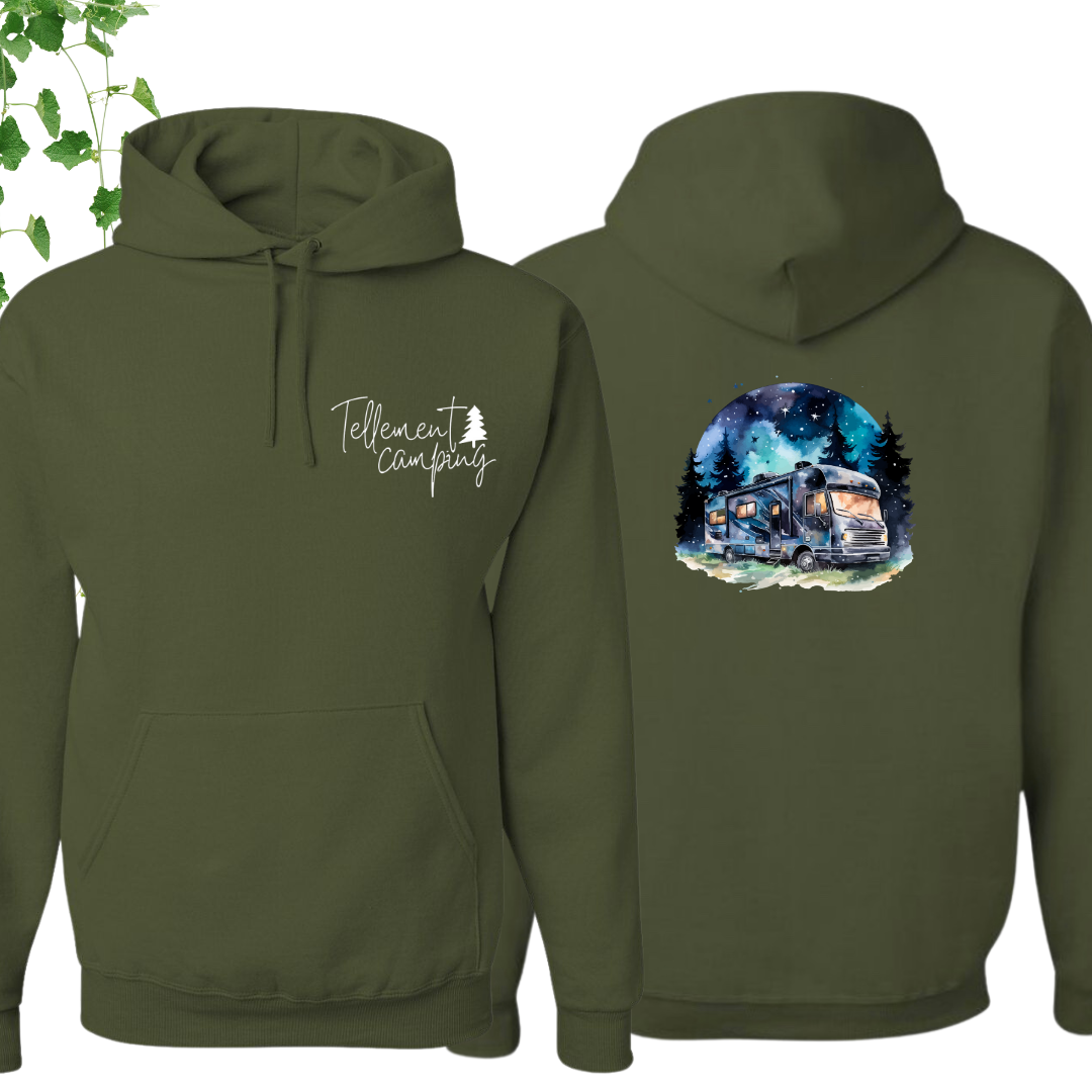 Hoodie - Camping en motorisé