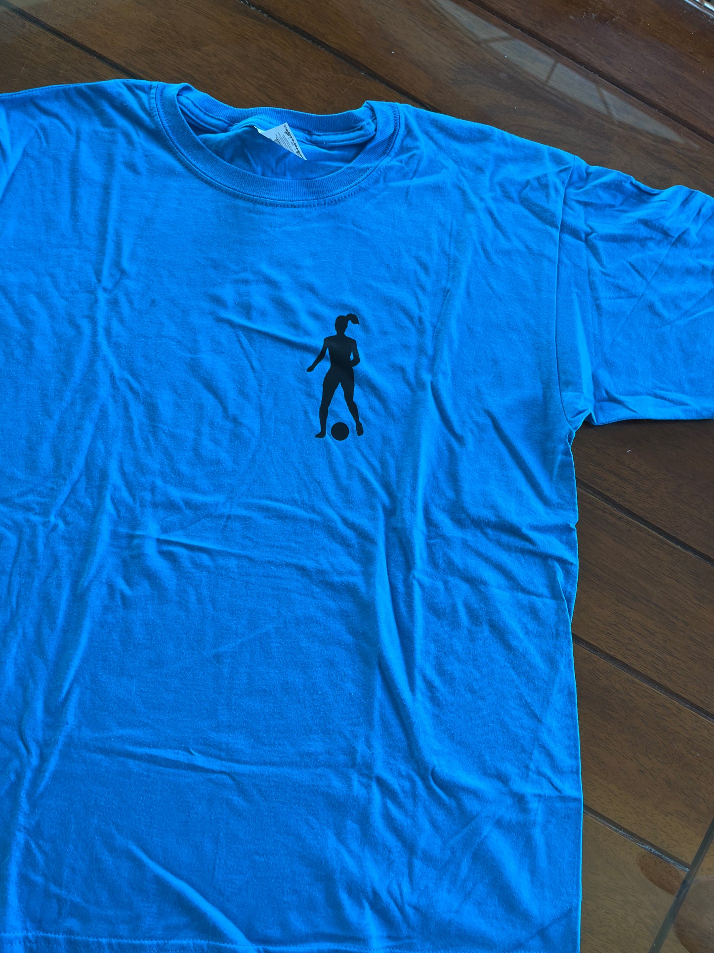 T-Shirt pour enfant - Joueuse de soccer
