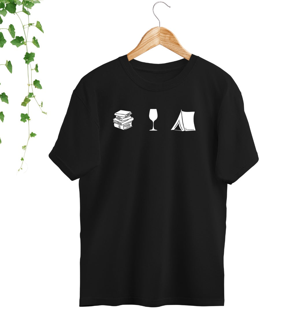T-Shirt - Lire en camping