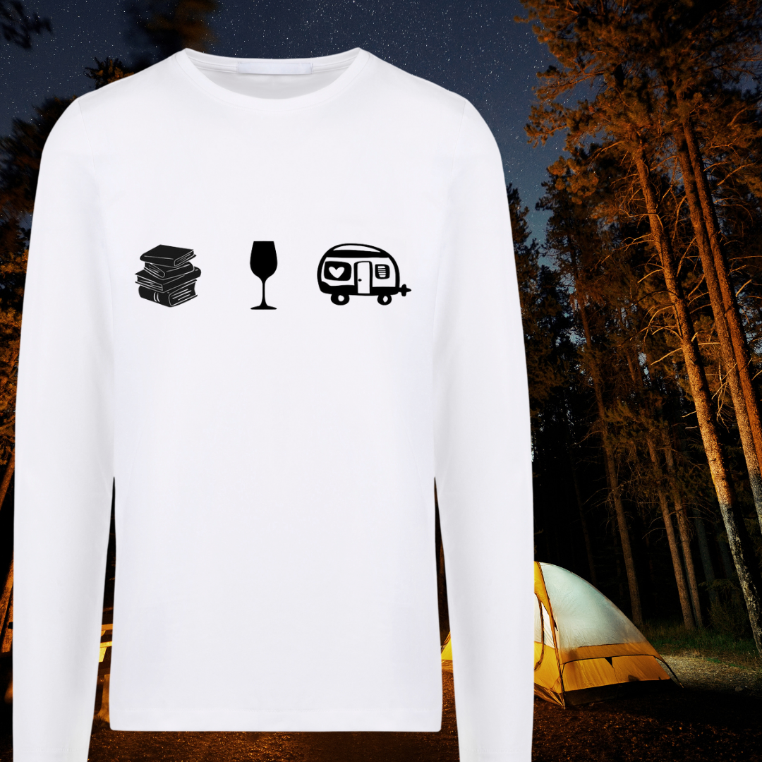 T-Shirt manches longues - Lire en camping 📚