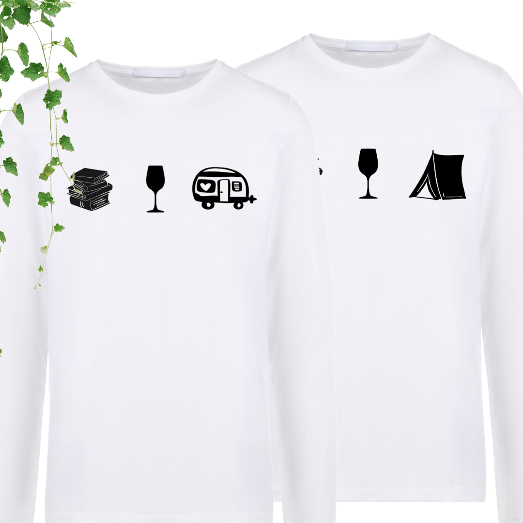 T-Shirt manches longues - Lire en camping 📚