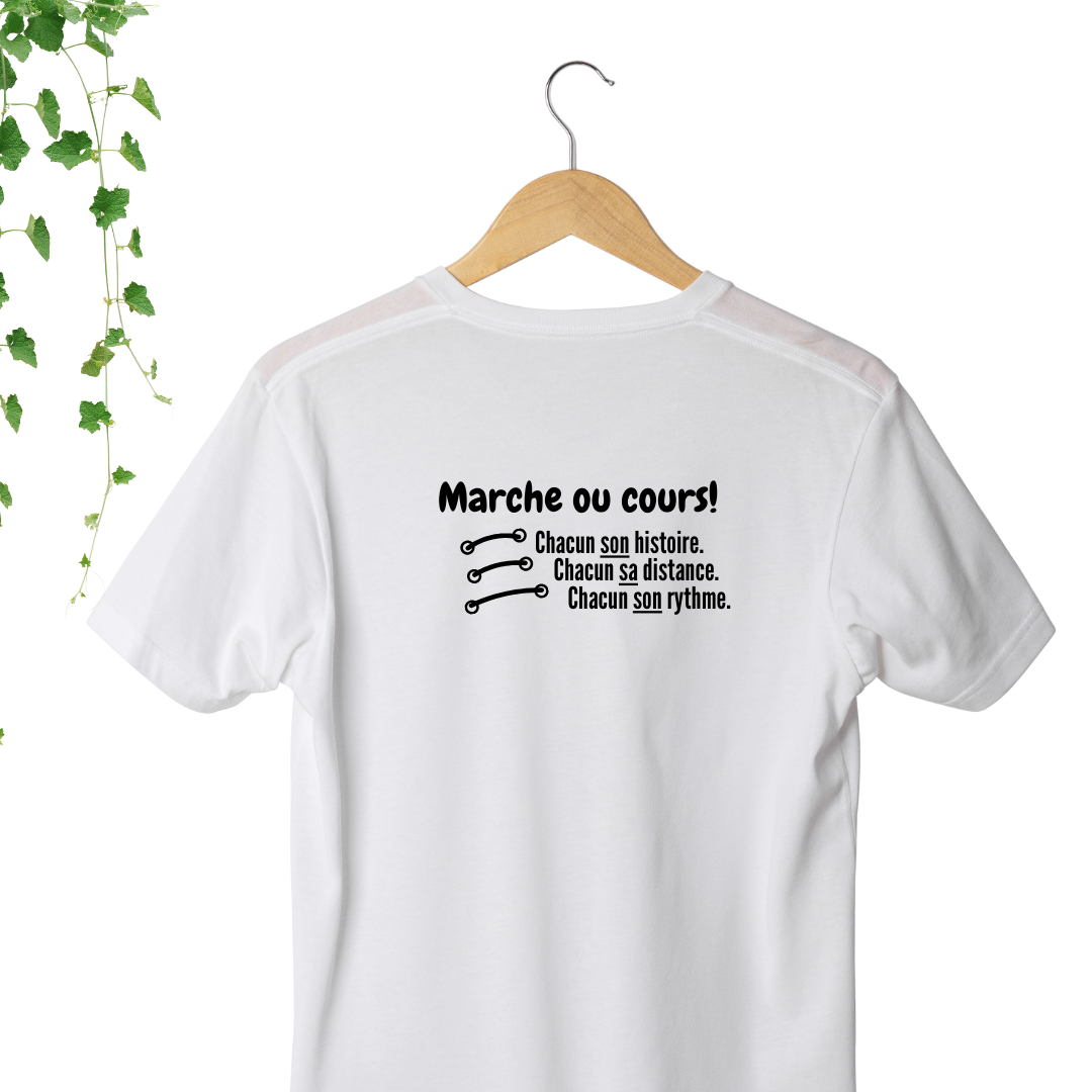 T-Shirt - Marche ou cours!