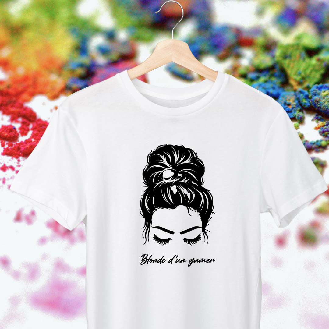 T-Shirt - Blonde d'un Gamer