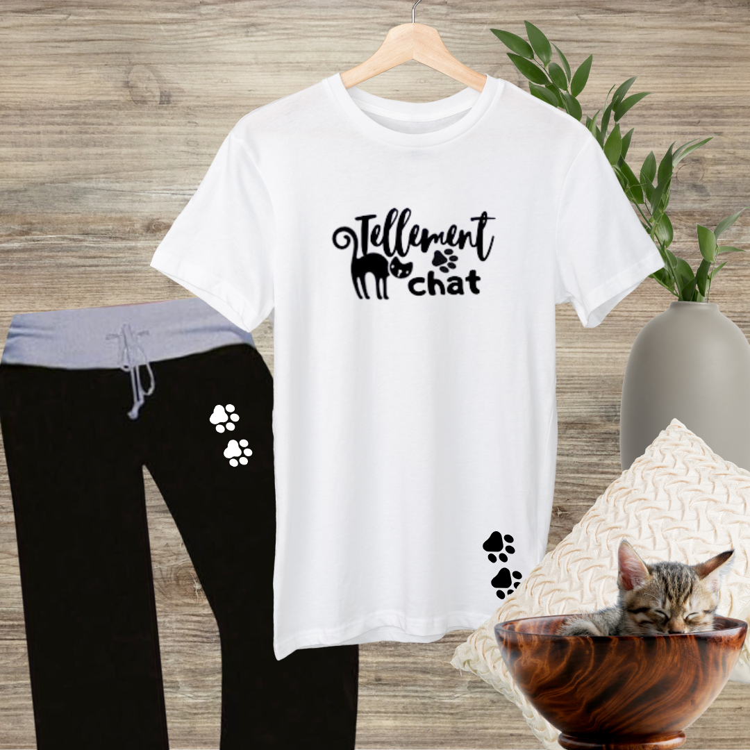 Pyjama manches courtes - Tellement Chat