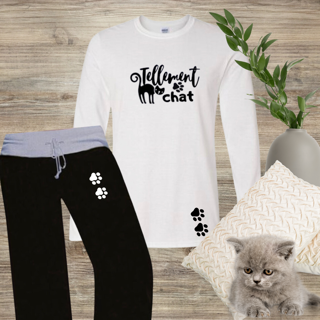 Pyjama manches longues - Tellement Chat
