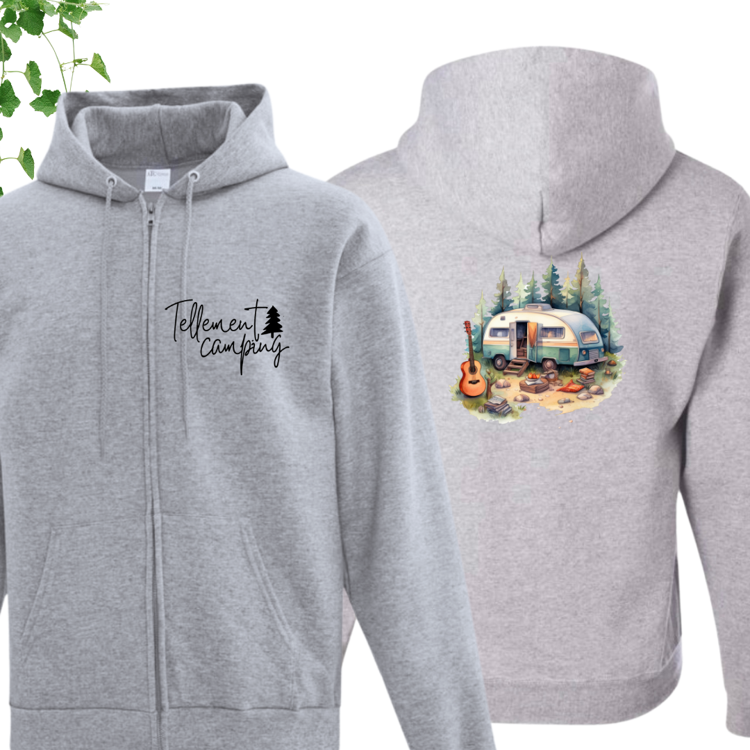 Veste fermeture éclair - Campeur festif