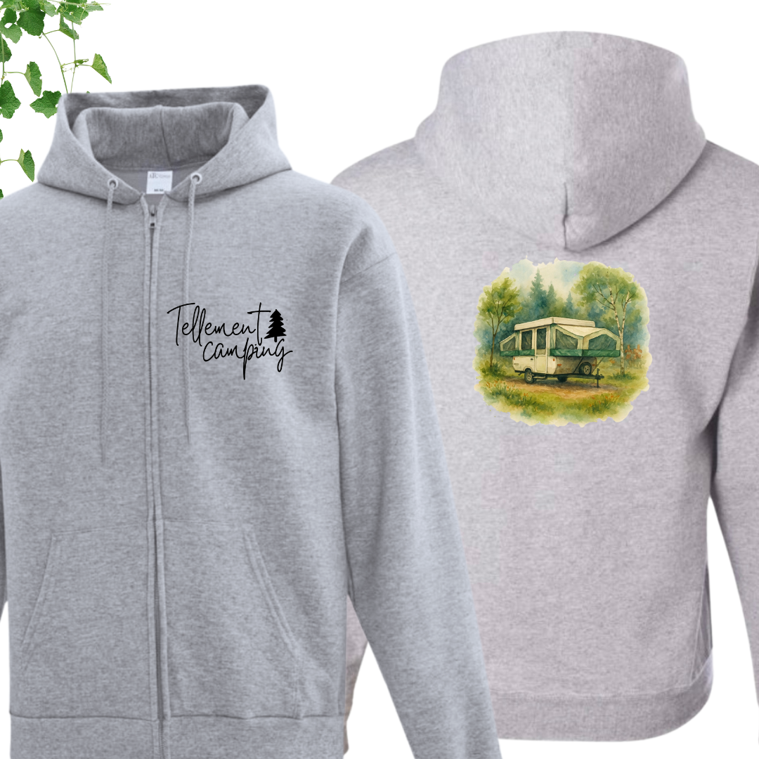 Veste fermeture éclair - Camping en tente-roulotte