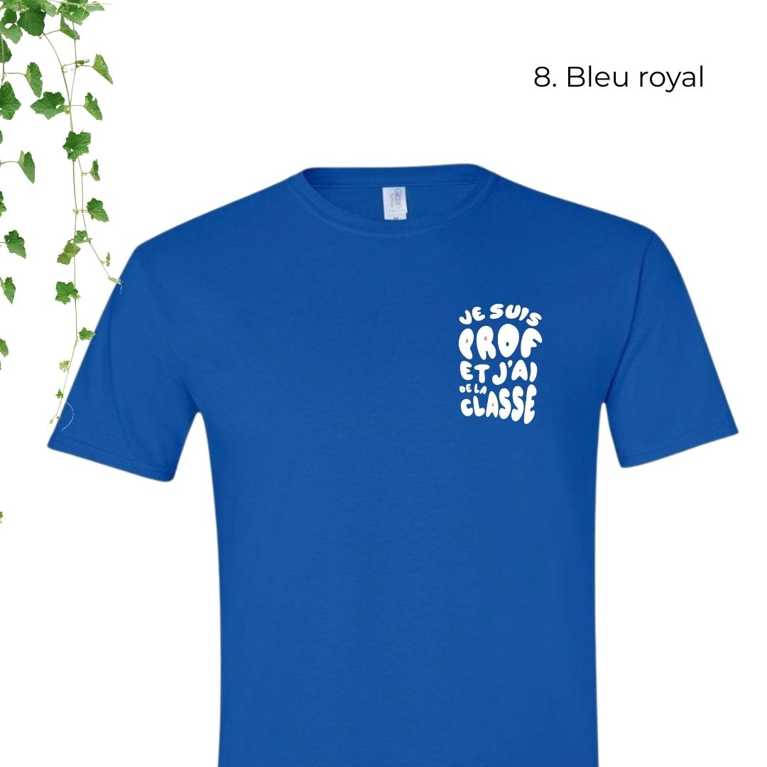 T-Shirt | Je suis prof et j'ai de la classe