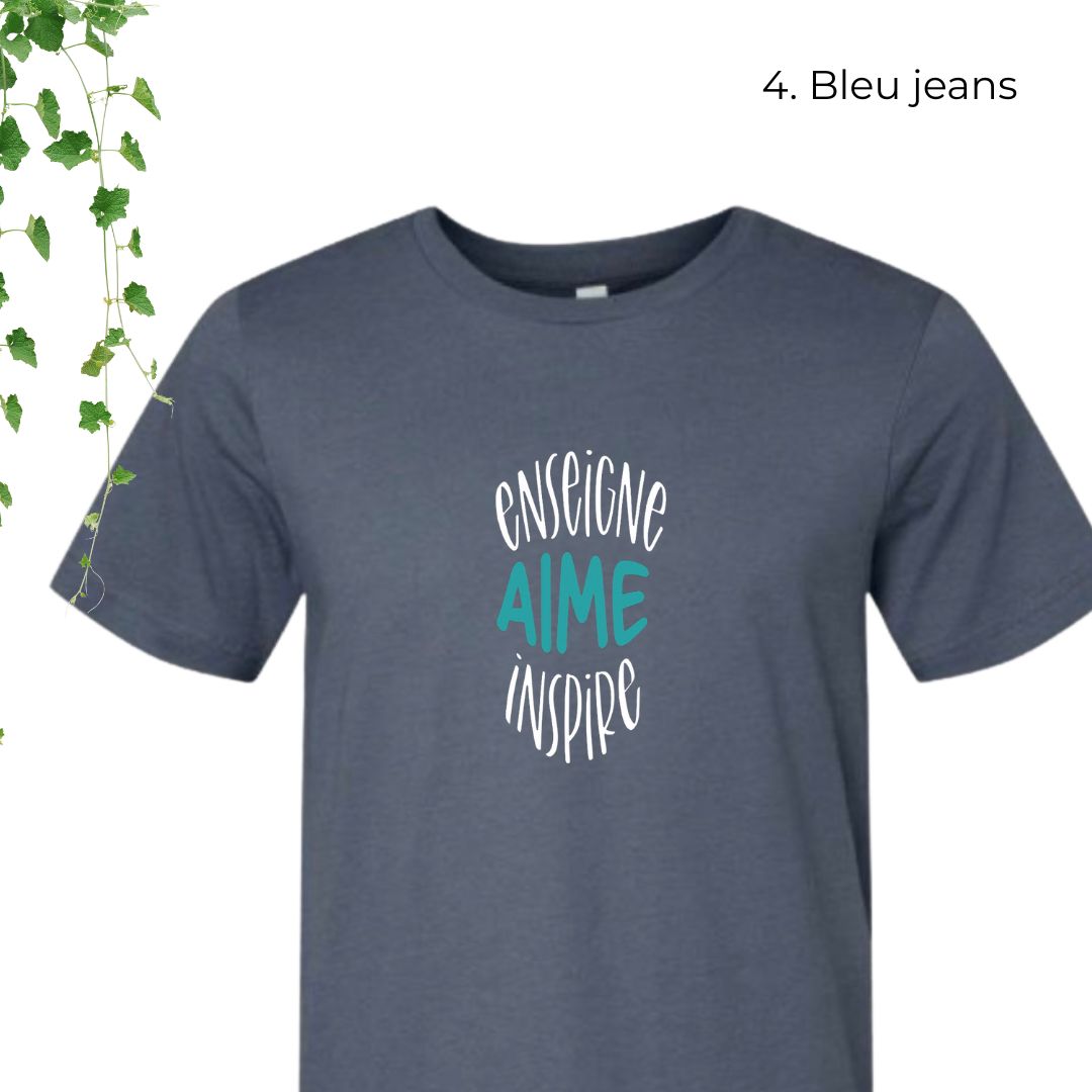 T-Shirt | Enseigne Aime Inspire