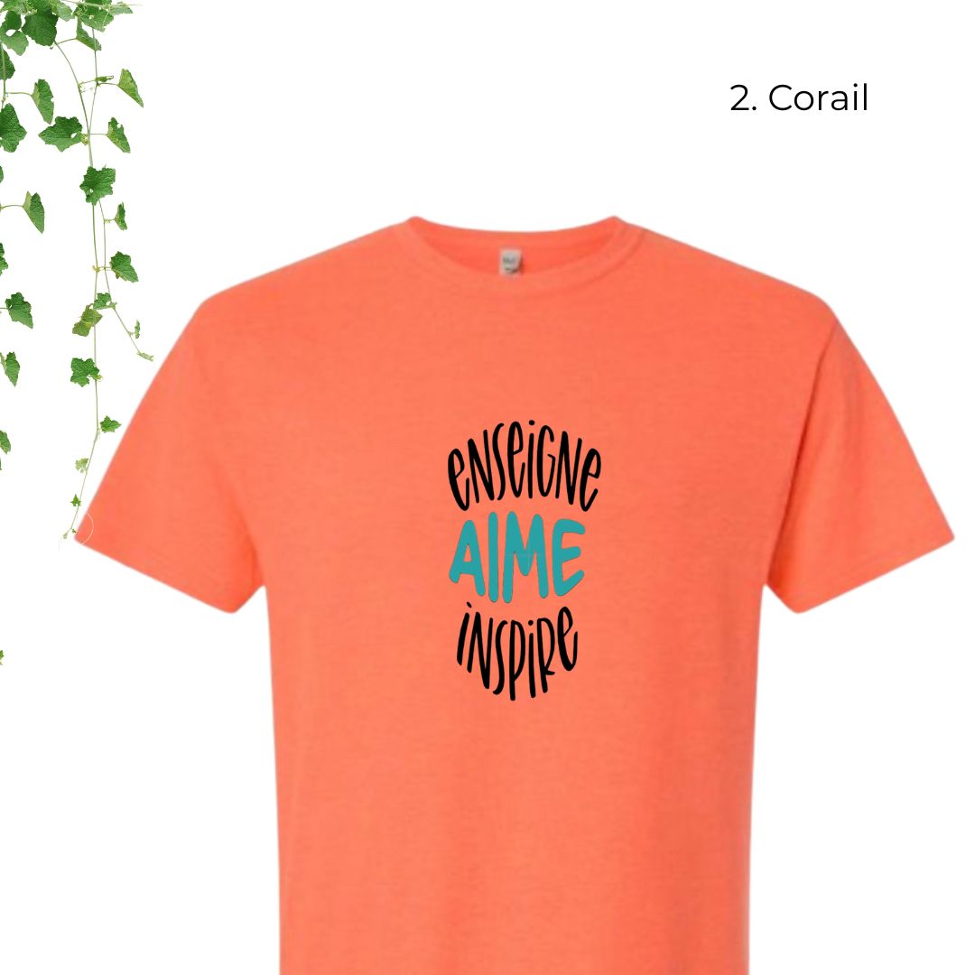 T-Shirt | Enseigne Aime Inspire