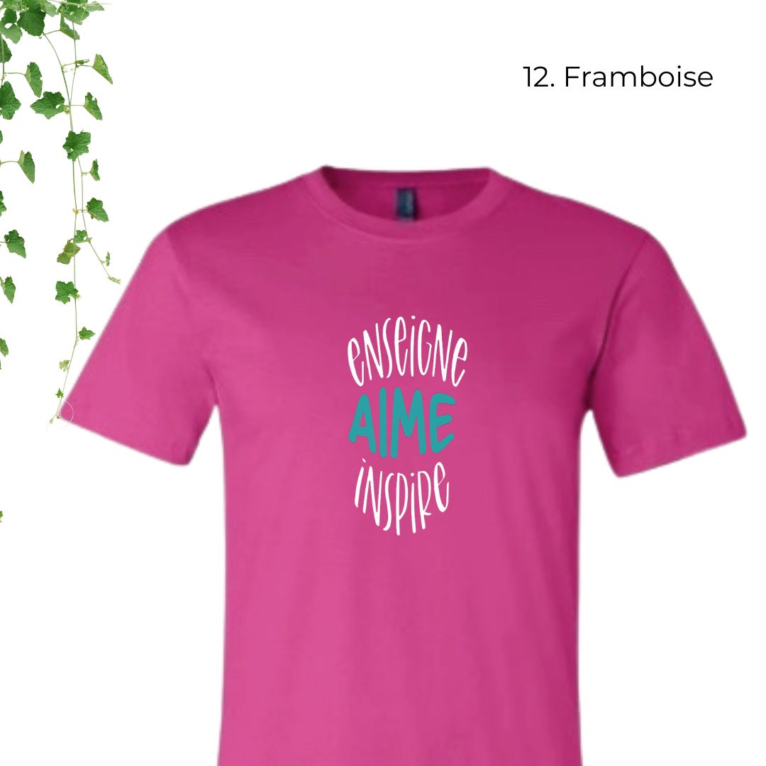 T-Shirt | Enseigne Aime Inspire