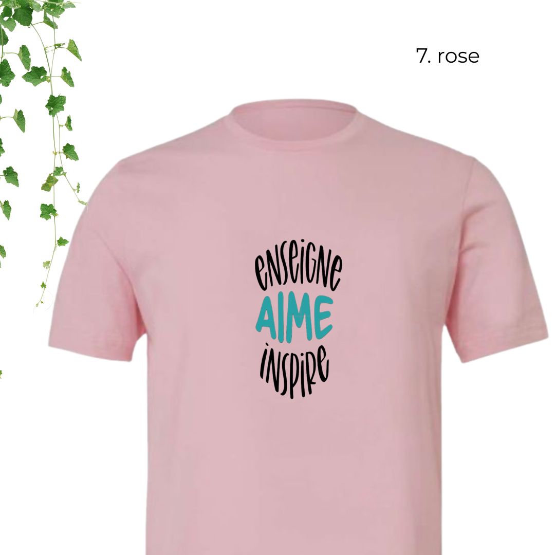 T-Shirt | Enseigne Aime Inspire