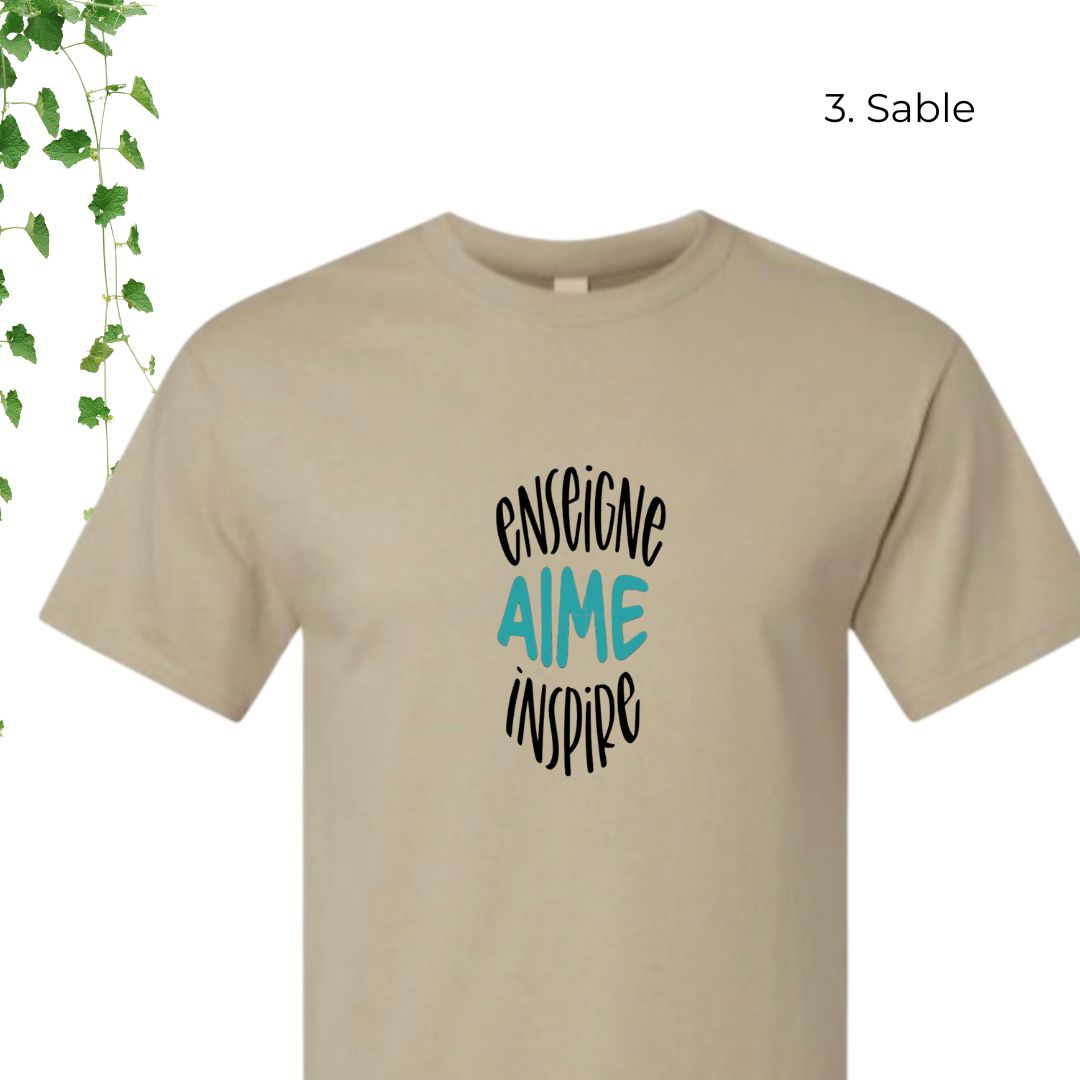 T-Shirt | Enseigne Aime Inspire