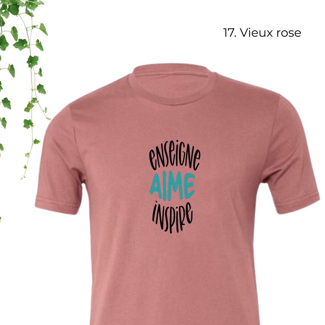 T-Shirt | Enseigne Aime Inspire
