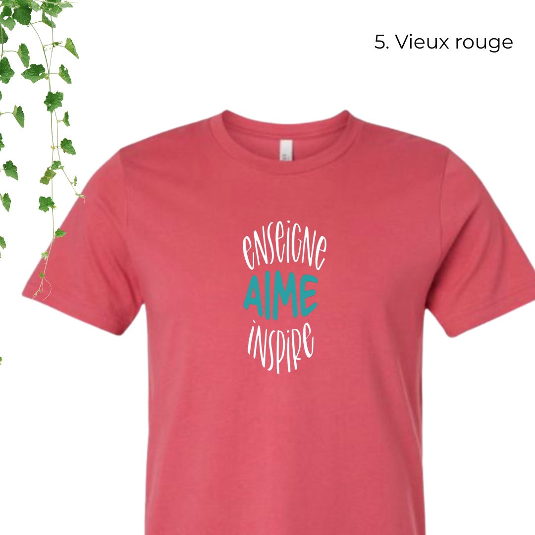 T-Shirt | Enseigne Aime Inspire