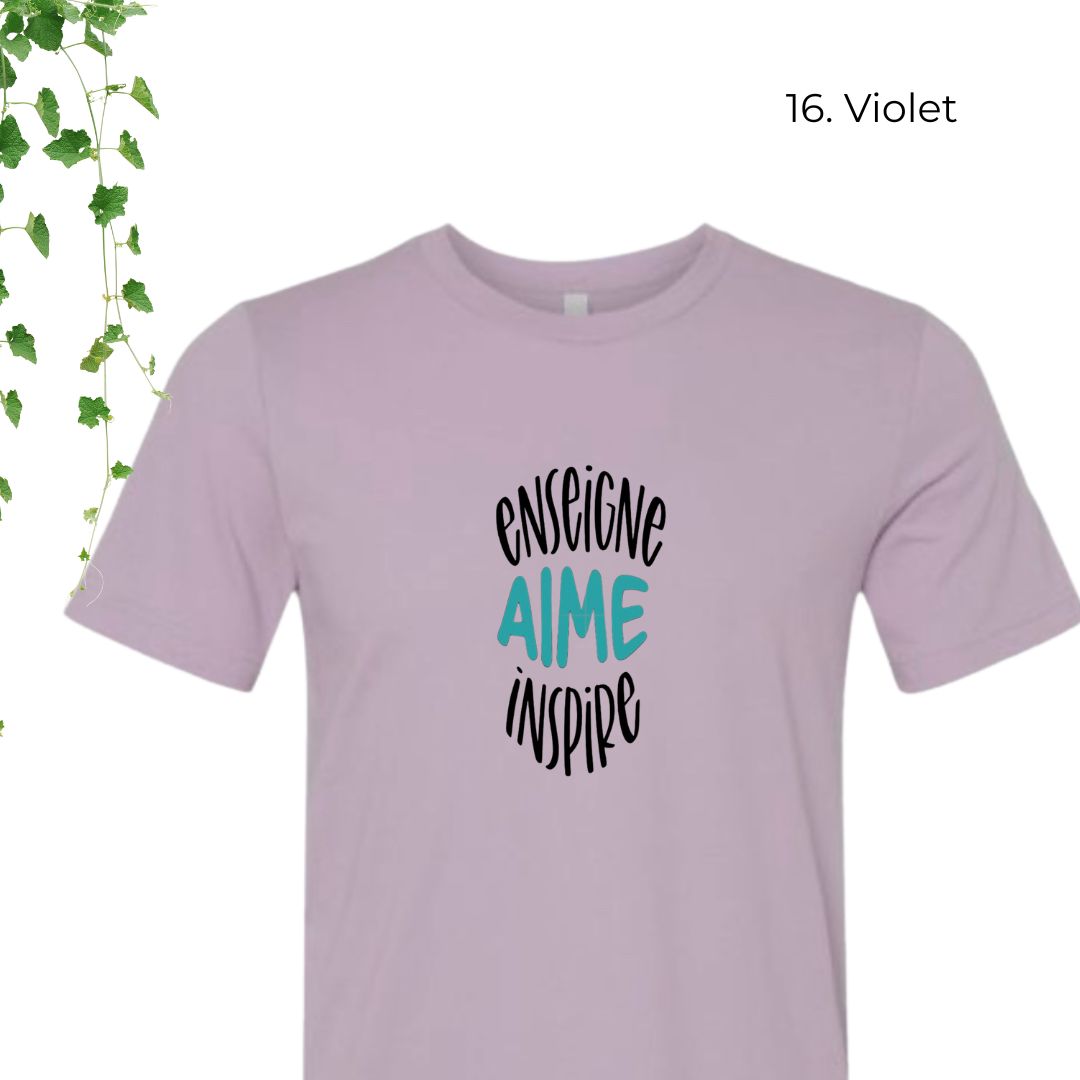 T-Shirt | Enseigne Aime Inspire