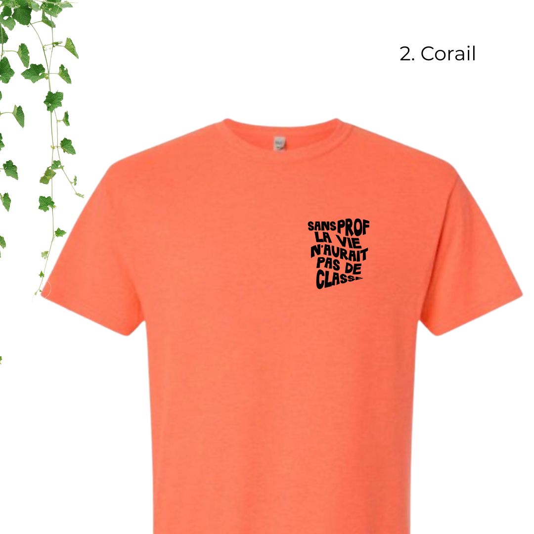 T-Shirt | Sans prof, la vie n'aurait pas de classe