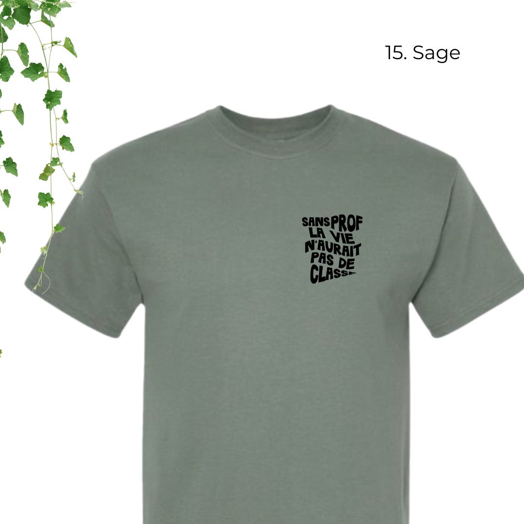 T-Shirt | Sans prof, la vie n'aurait pas de classe