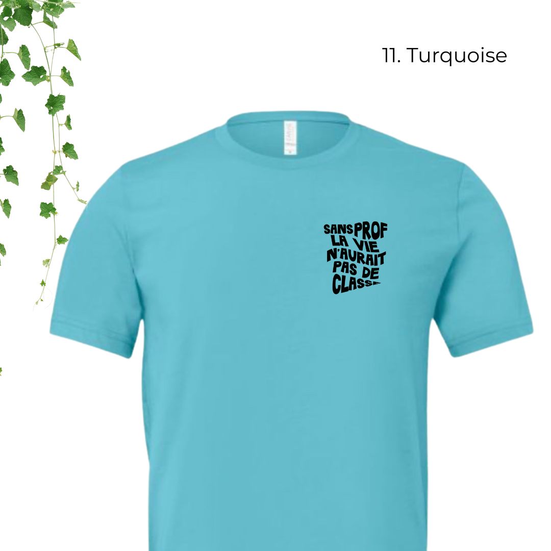 T-Shirt | Sans prof, la vie n'aurait pas de classe