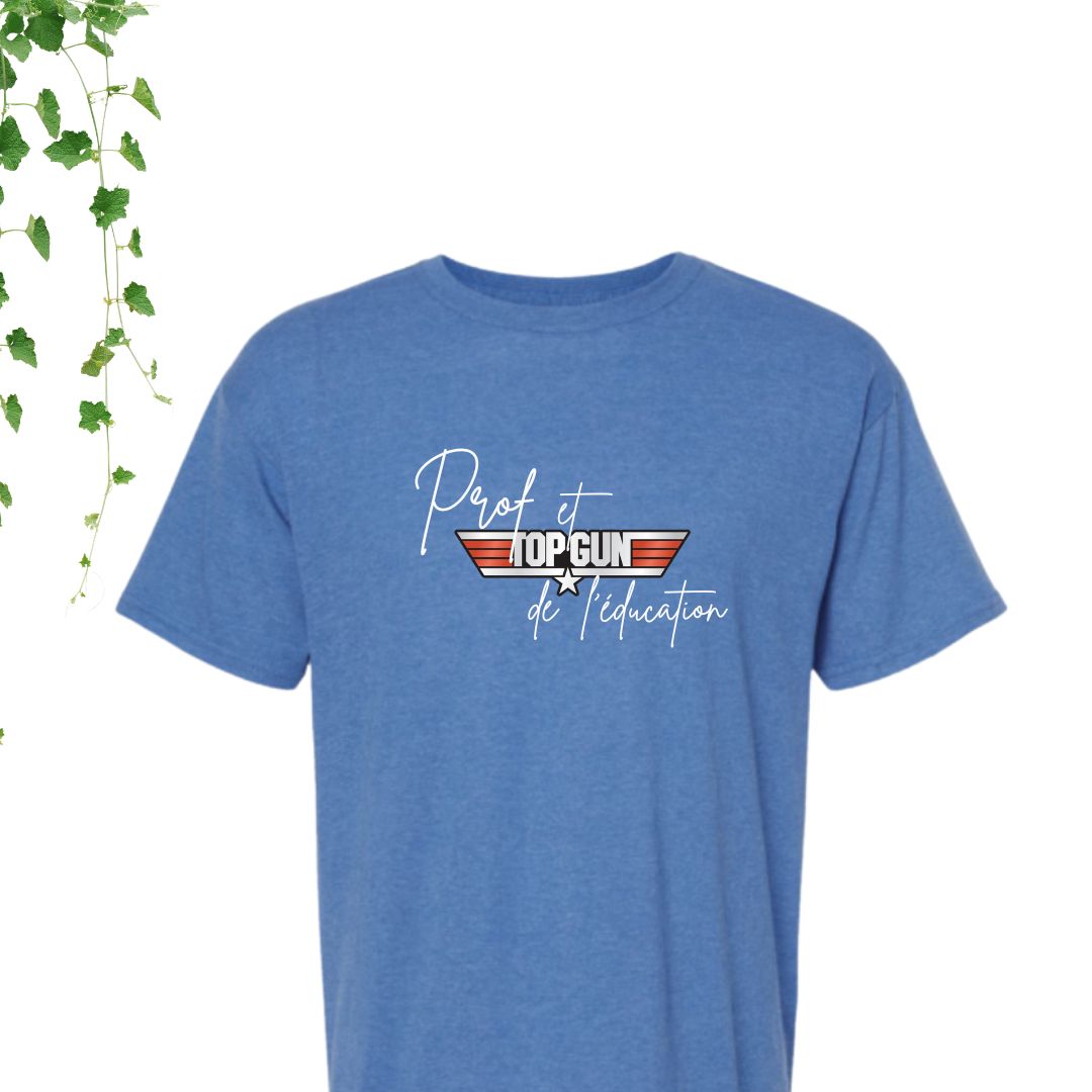T-Shirt | Prof et Top Gun de l'éducation