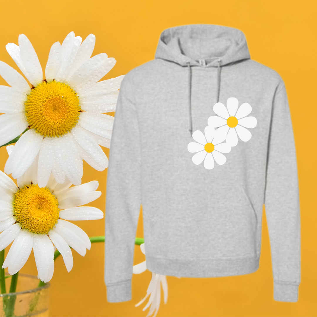 Hoodie Marguerite Gris