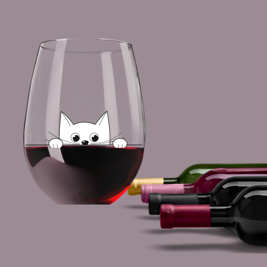 Six verres à vin de ton choix