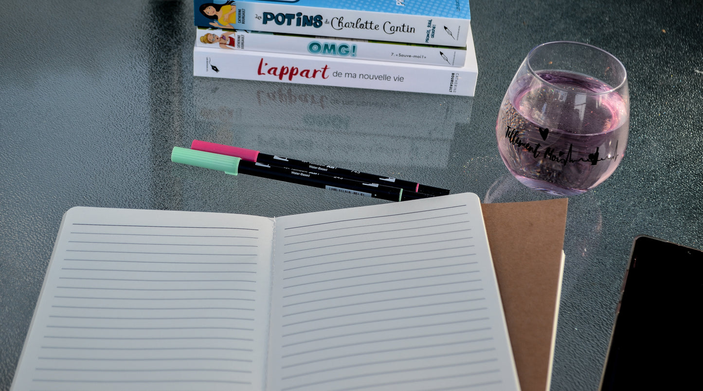 Duo Carnet de notes / Signet aimanté