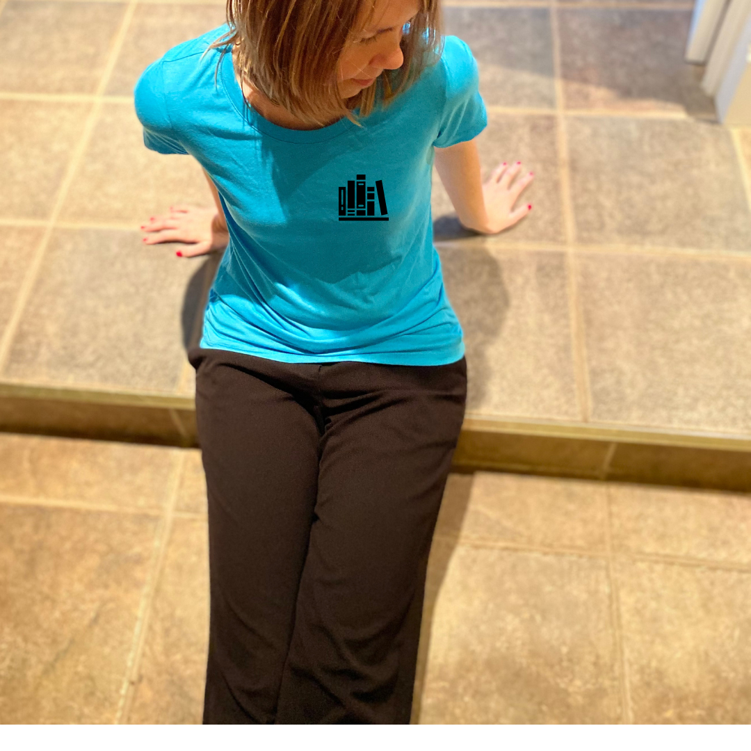 T-Shirt Aqua - Bibliothèque
