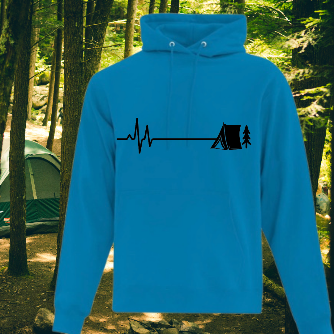 Hoodie Camping en tente
