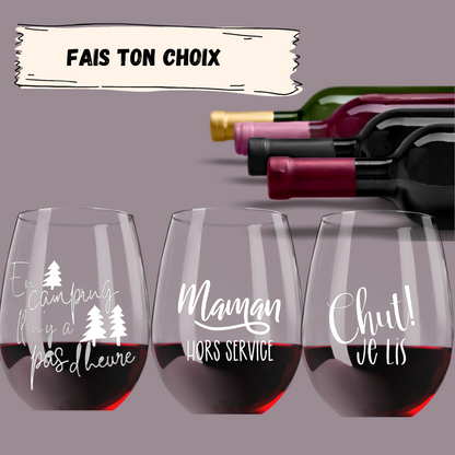 Deux verres à vin de ton choix - Vacances