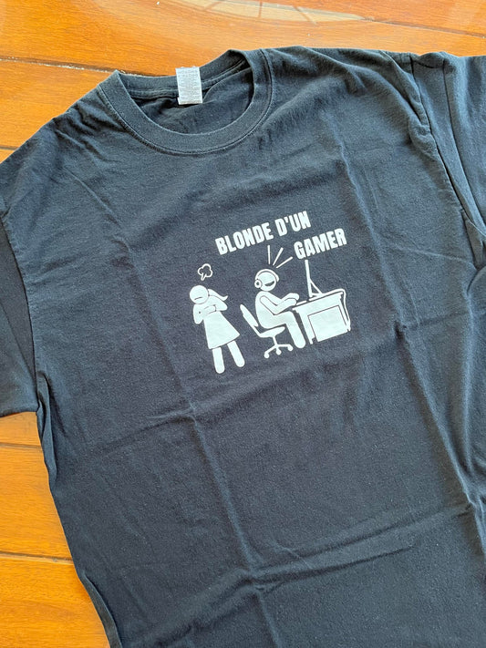 T-Shirt Blonde d'un Gamer