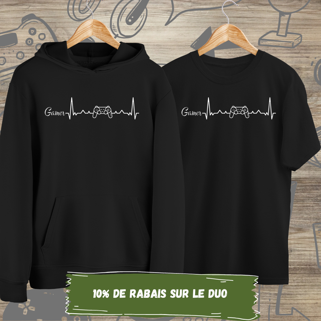 Duo Hoodie / T-Shirt Gamer