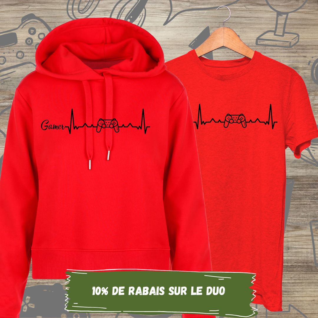 Duo Hoodie / T-Shirt Gamer