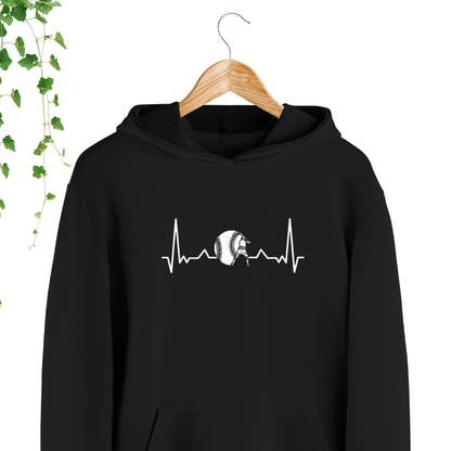 Hoodie - Ligne du cœur baseball