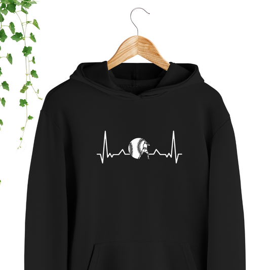 Hoodie - Ligne du cœur baseball