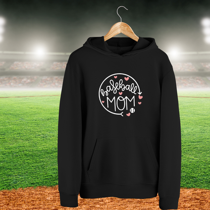 Hoodie Baseball Mom