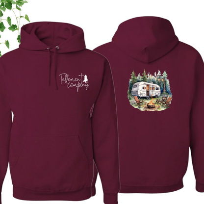 Hoodie - Camping en famille