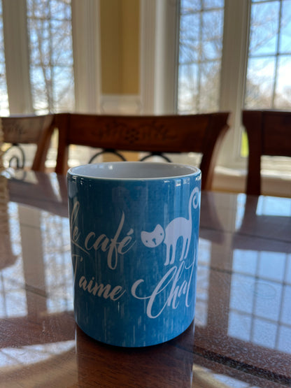 Tasse - Le café j’aime chat