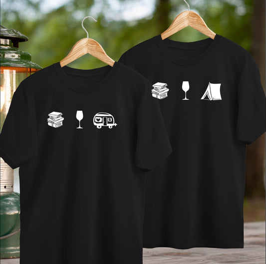 T-Shirt - Lire en camping