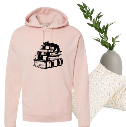 Hoodie - Mon bonheur = mon chat + des livres