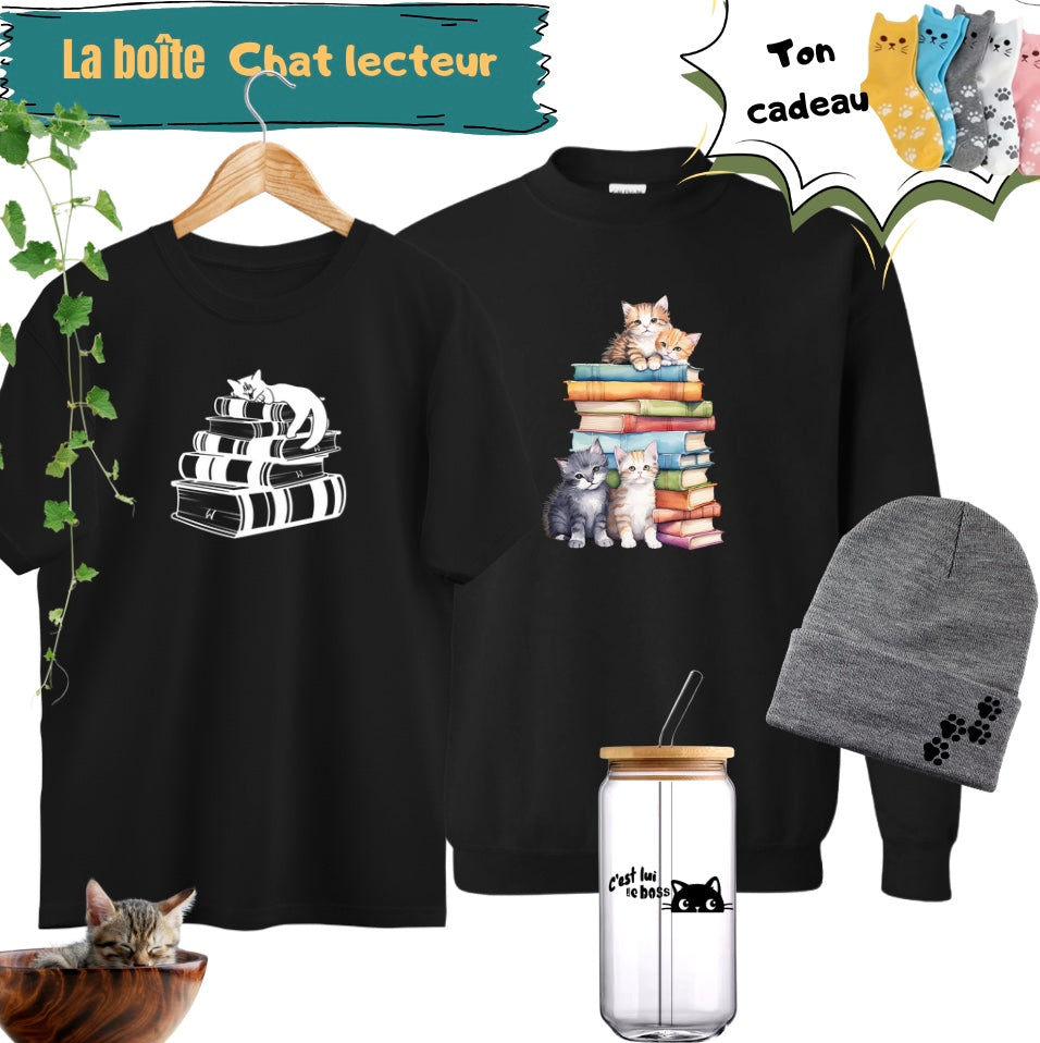 La boîte Chat lecteur 🐾 Livraison gratuite