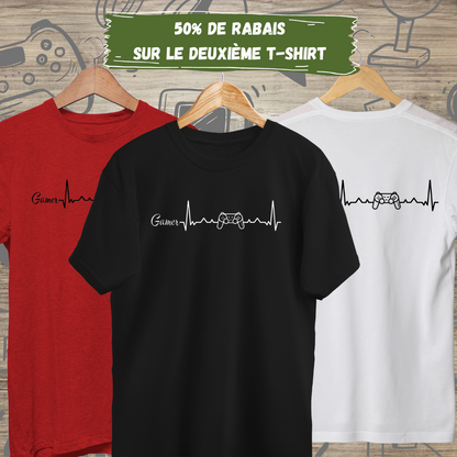 T-Shirt Gamer - 50% de rabais sur le 2e T-Shirt