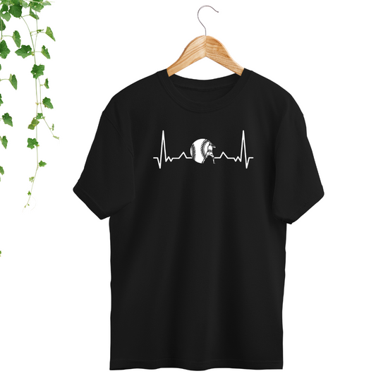 T-Shirt - Ligne du cœur baseball