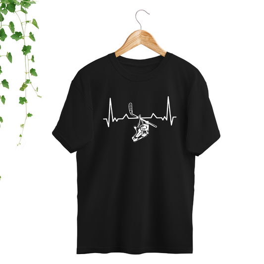 T-Shirt - Ligne du cœur hockey