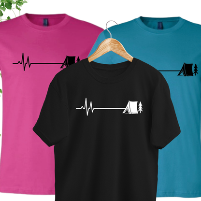 T-Shirt - Camping en tente